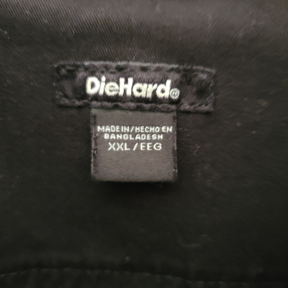 BIG AND TALL Black button-down shirt - Picture 2 of 2